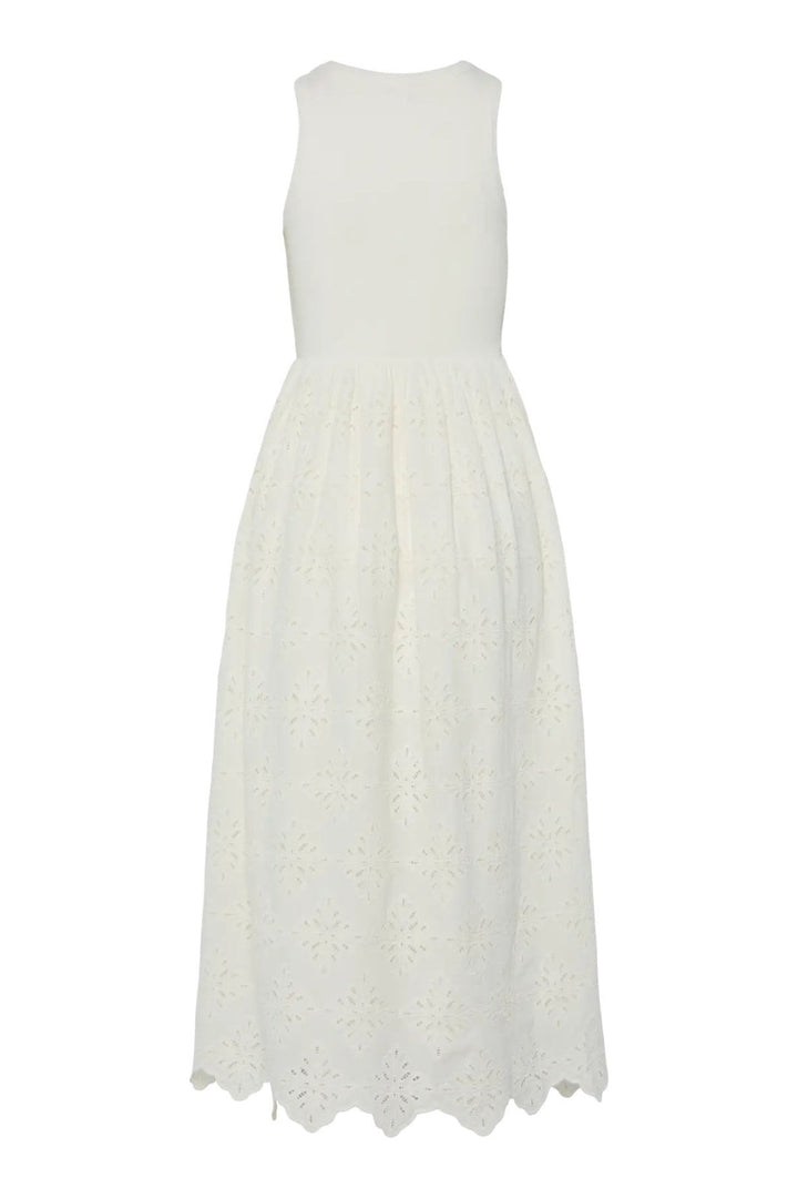 Y.A.S - Yasmiri Sl Long Embroidery Dress - 4849135 Star White