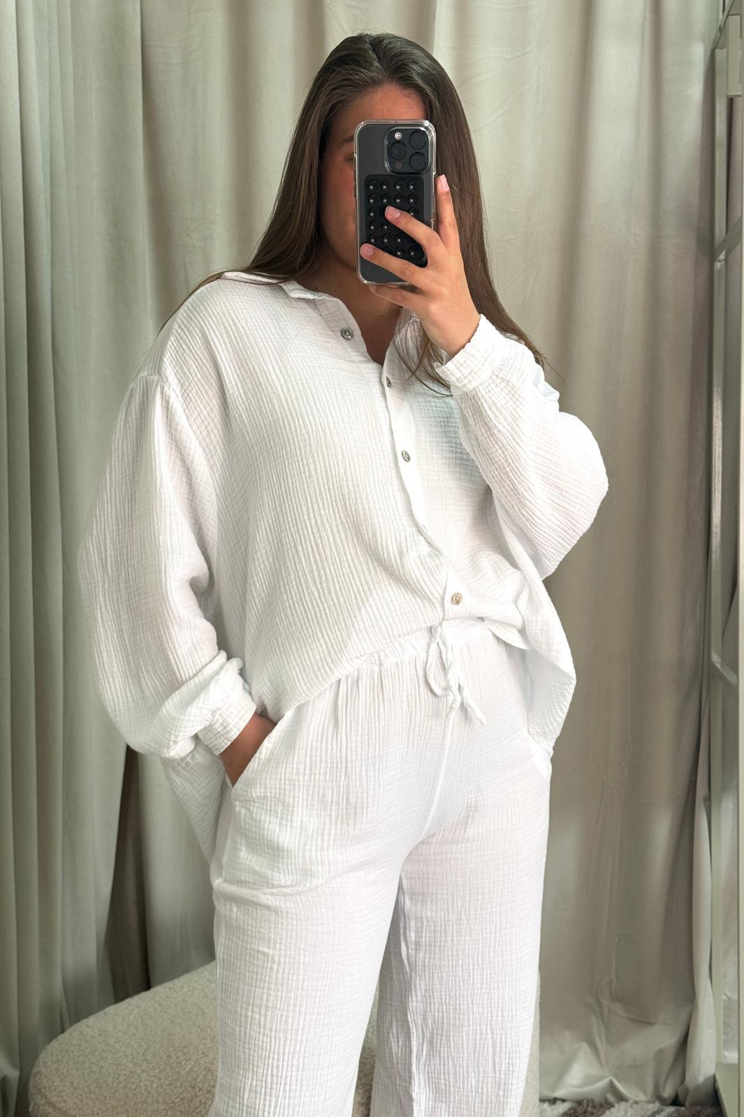 A-bee - Sonja Shirt - White