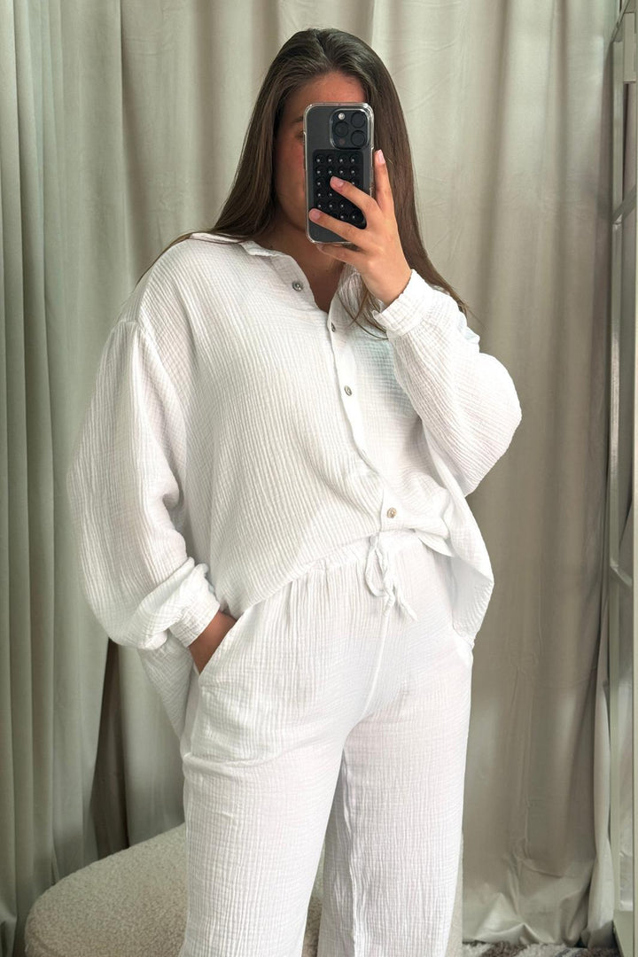 A-bee - Sonja Shirt - White