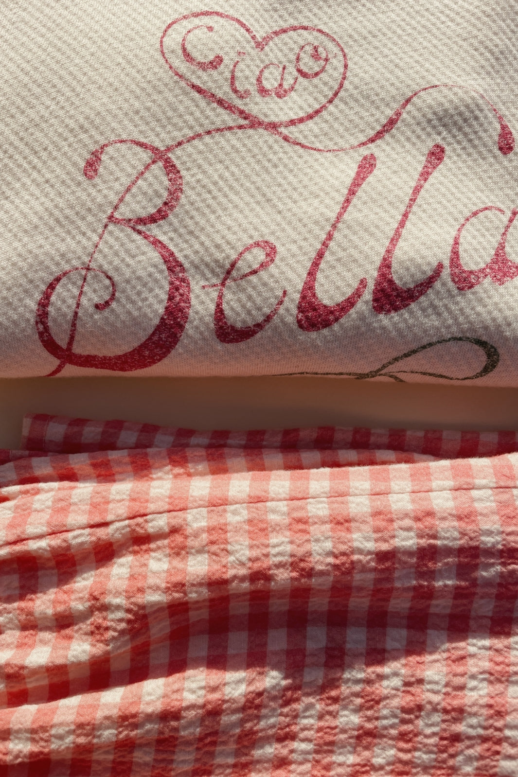 Konges Sløjd - Rhw X Ks Bella Pants Gots Ks103590 - Peach Blossom Check
