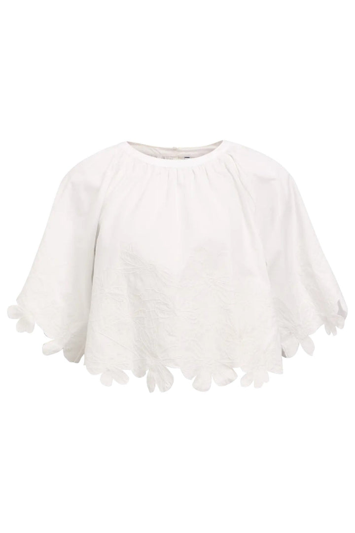 Object - Objkamma S/S Lo Top Ss Fair 25 - 4881815 Cloud Dancer