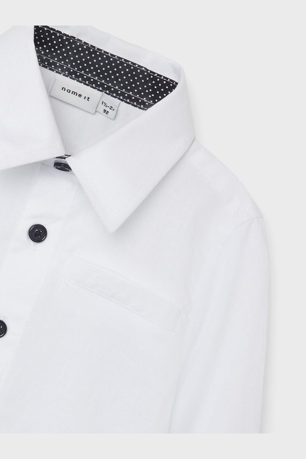 Name It - Nmmfeshirt Ls Shirt - 4145736 Bright White