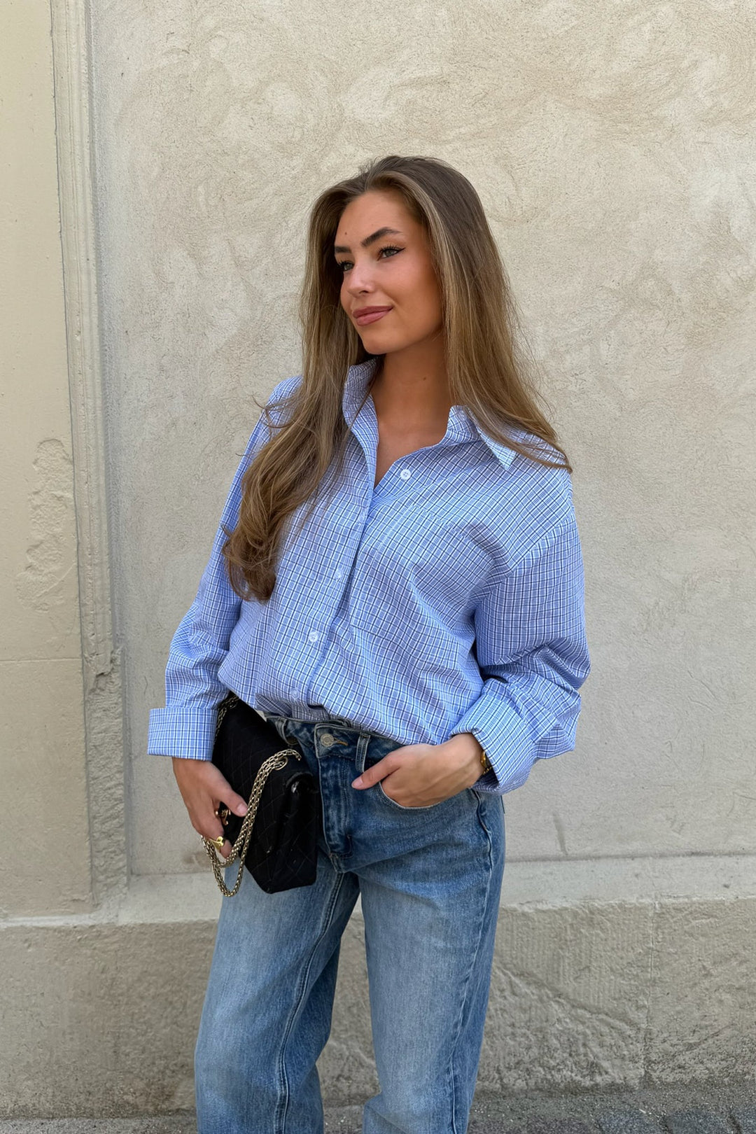 BYIC - Isabellaic Shirt A2537 - Blue White Checks