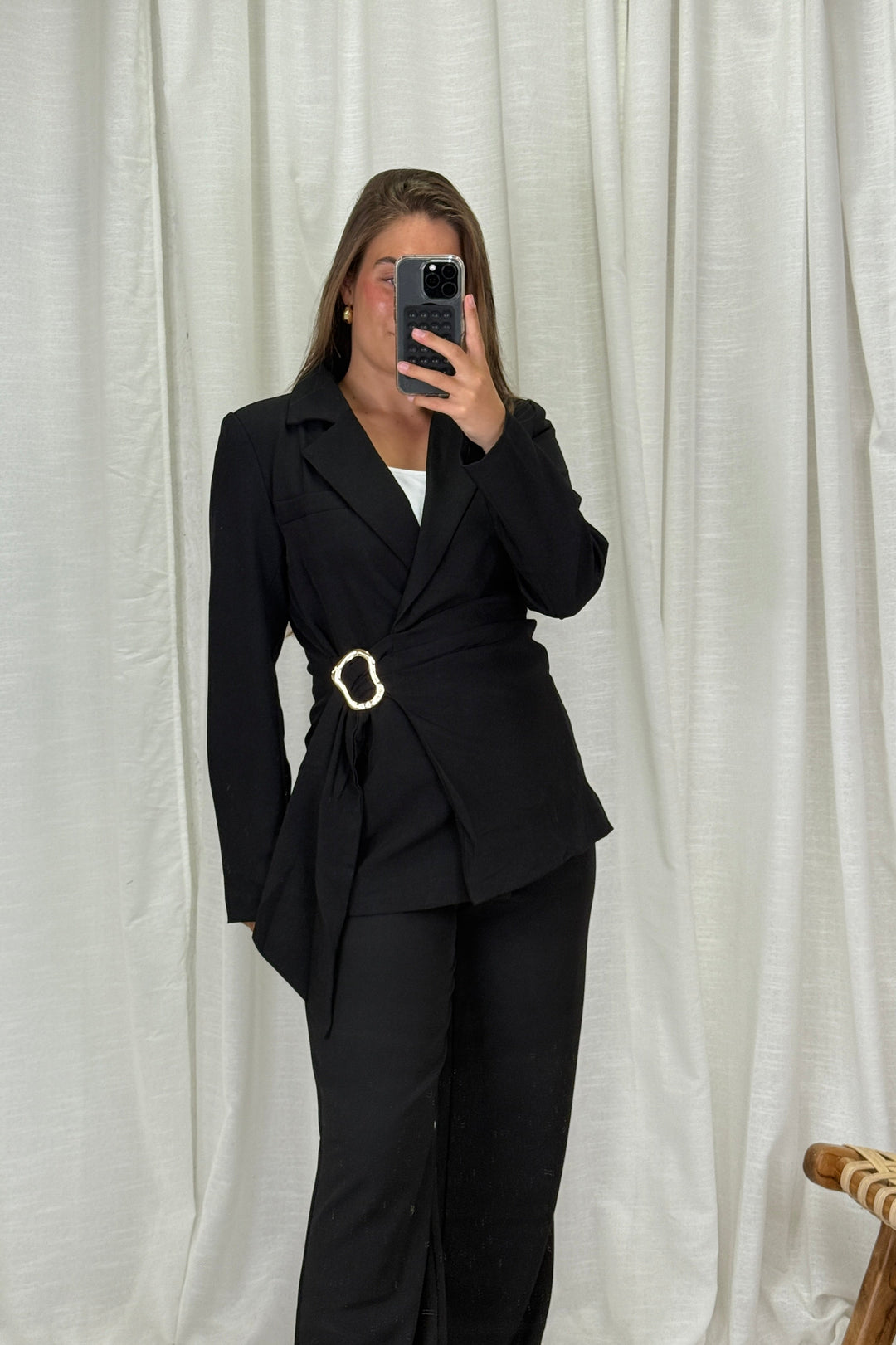 A-bee - Mathilde Blazer - Black