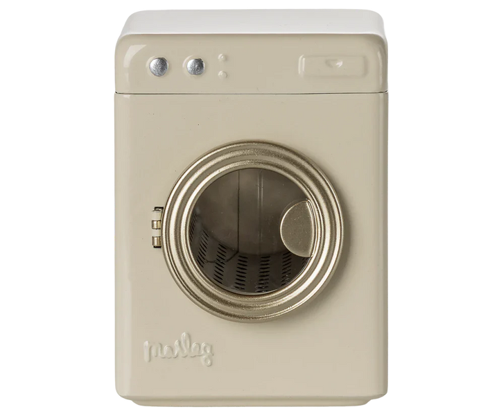 Maileg - Vaskemaskine, Mus - Råhvid - 11-5129-00