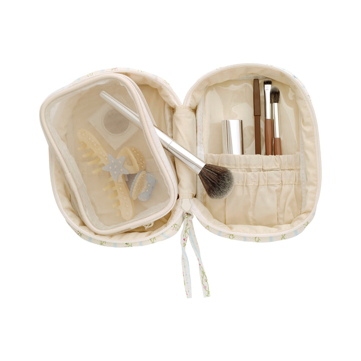 Maanesten - Dreams Makeup Bag Summer Stripes Blue - 4120