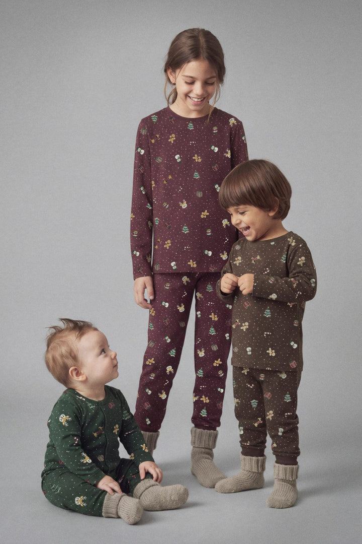 Name It - Nknvismas Ls Nightset - 5135201 Delicioso Christmas