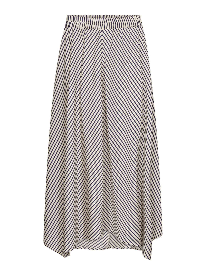 Gossia - Cloriego Skirt G3314 - Navy Creme Stripes