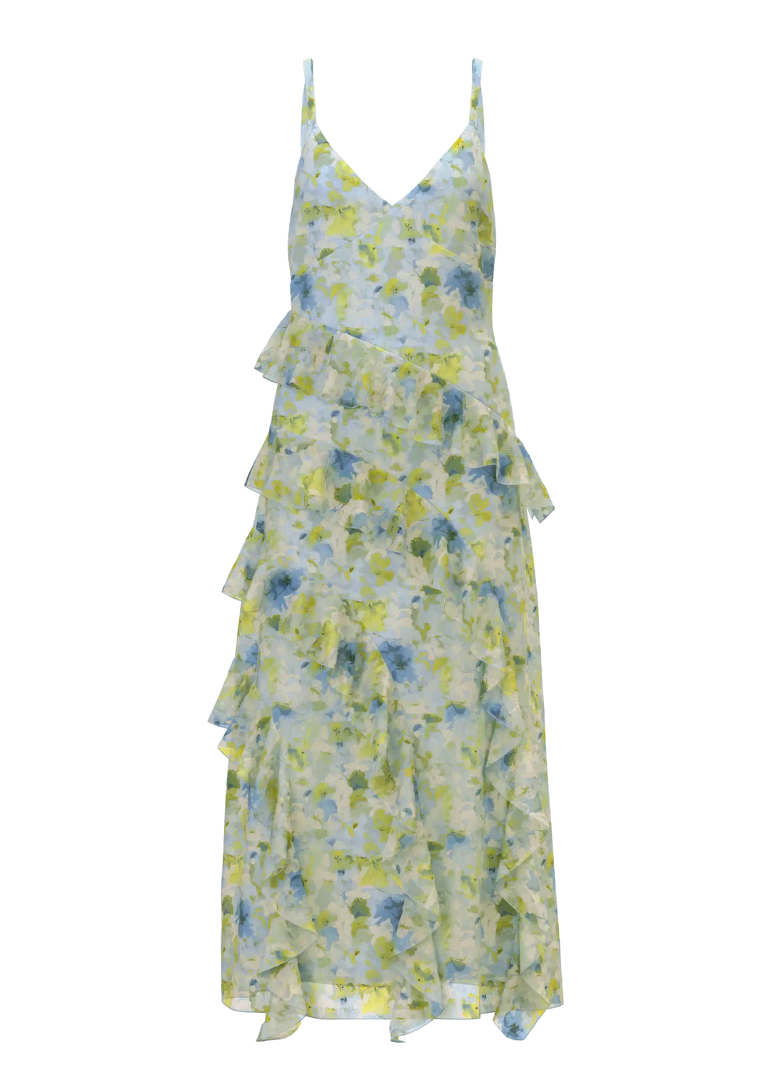 Vero Moda - Vmsmilla Sl Long Frill Dress - 5082102 Spun Sugar Sally