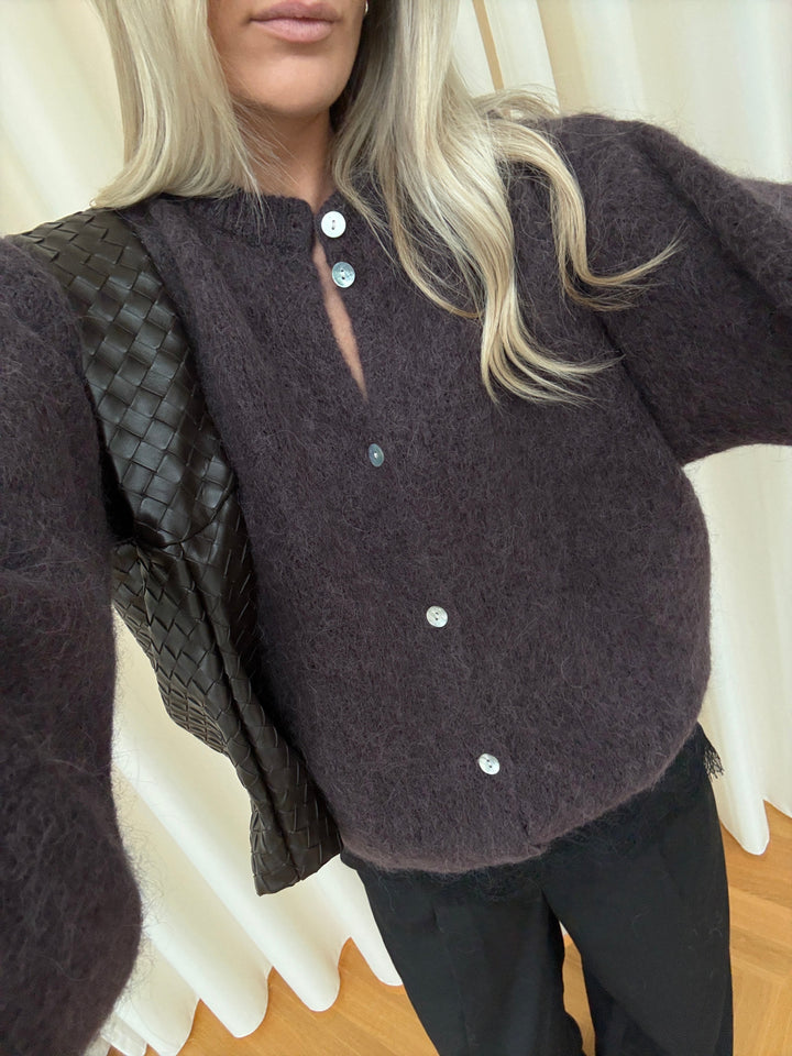 Noella - N-Kae Knit Cardigan 15950001 - 674 - Chocolate