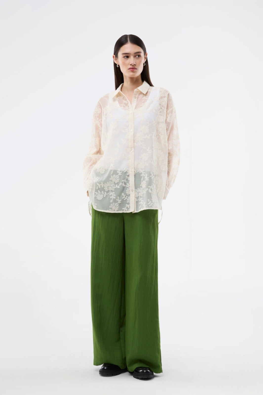 ModströM - Babaramd Long Shirt 59273 - 598 - Vanilla Cream