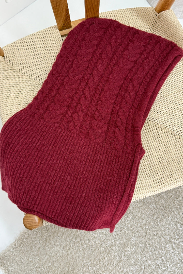 A-bee - Amanda Balaclava - Dark Red Elefanthuer 