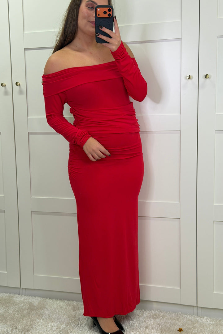 A-bee - Annelise Dress - Red Kjoler 