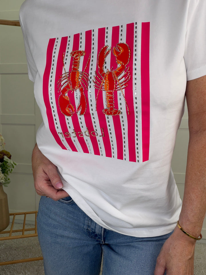 A-bee - Anouk T-shirt - White T-shirts 