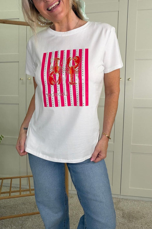 A-bee - Anouk T-shirt - White T-shirts 
