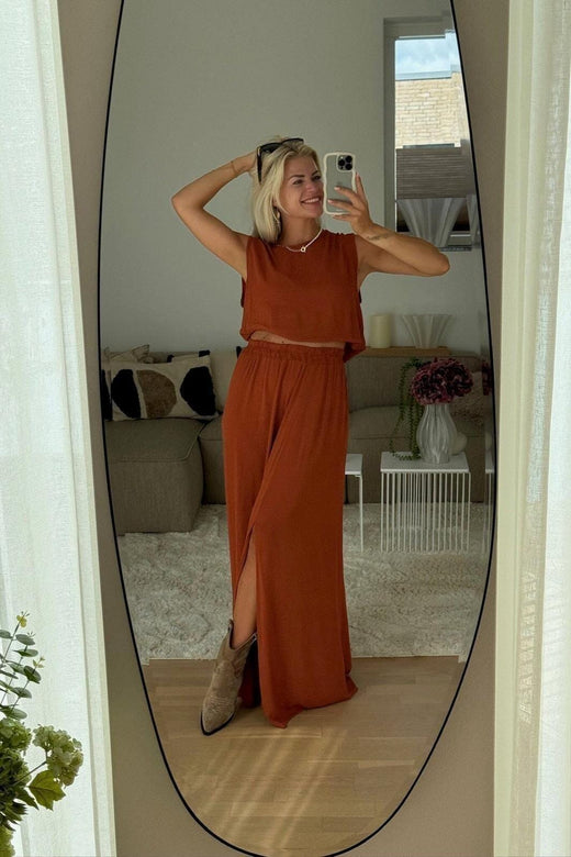 A-bee - Ava Top - Rust Toppe 