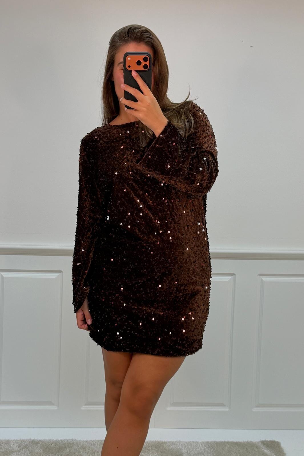 A-bee - Claudiadress - Dark Brown Kjoler 