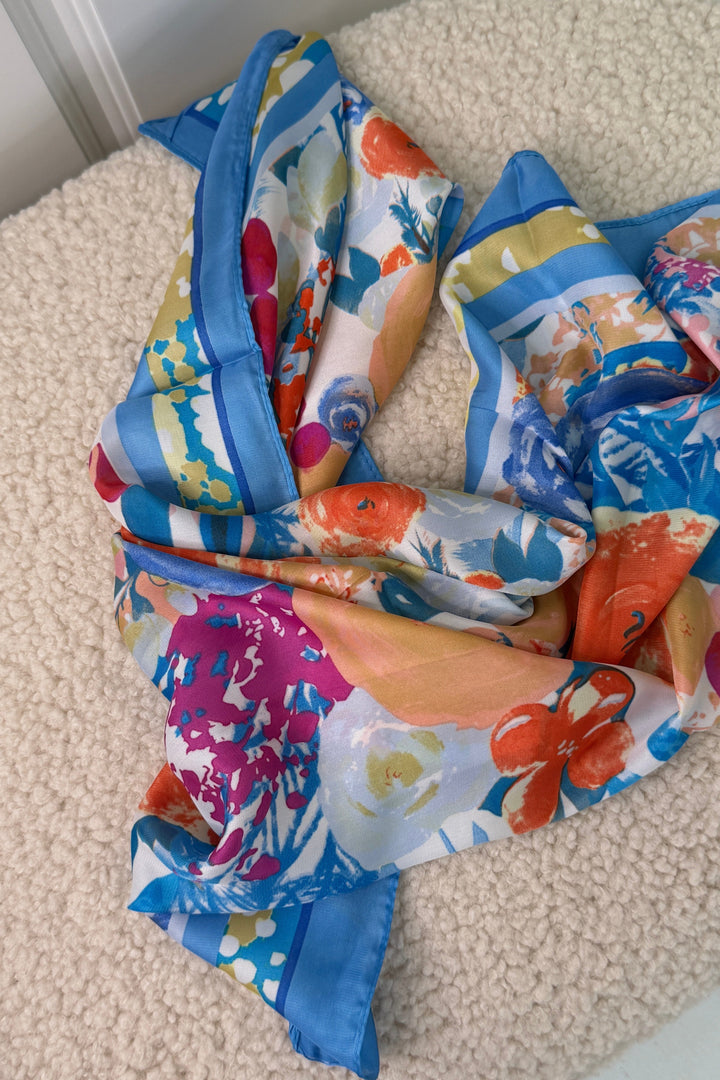 A-bee - Elowen Scarf - Blue Tørklæder 