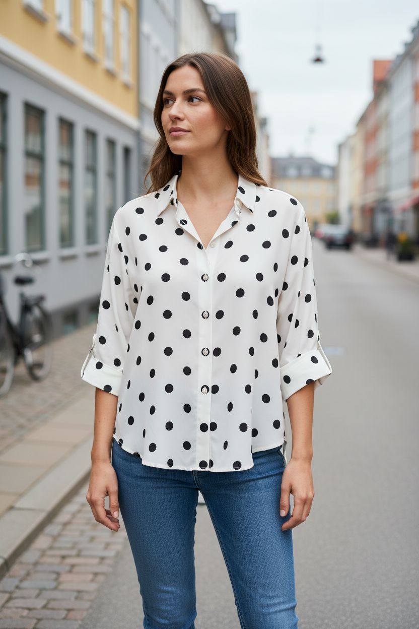 A-bee - Evelyn Blouse - Beige