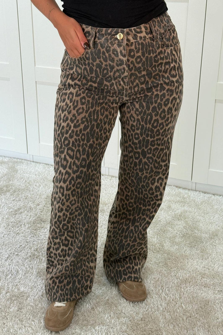 A-bee - Frederikke Pants - Leopard Bukser 