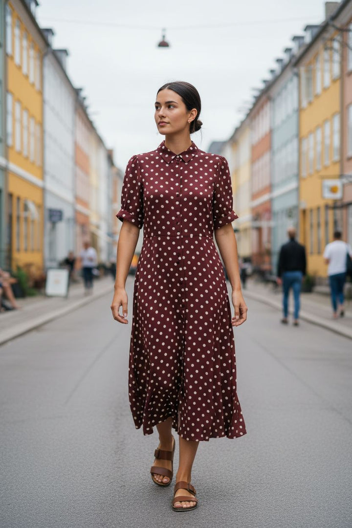 A-bee - Ivy Dress - Chocolate