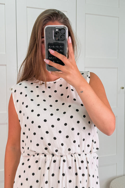 A-bee - Martina Top - Black Dot Toppe 