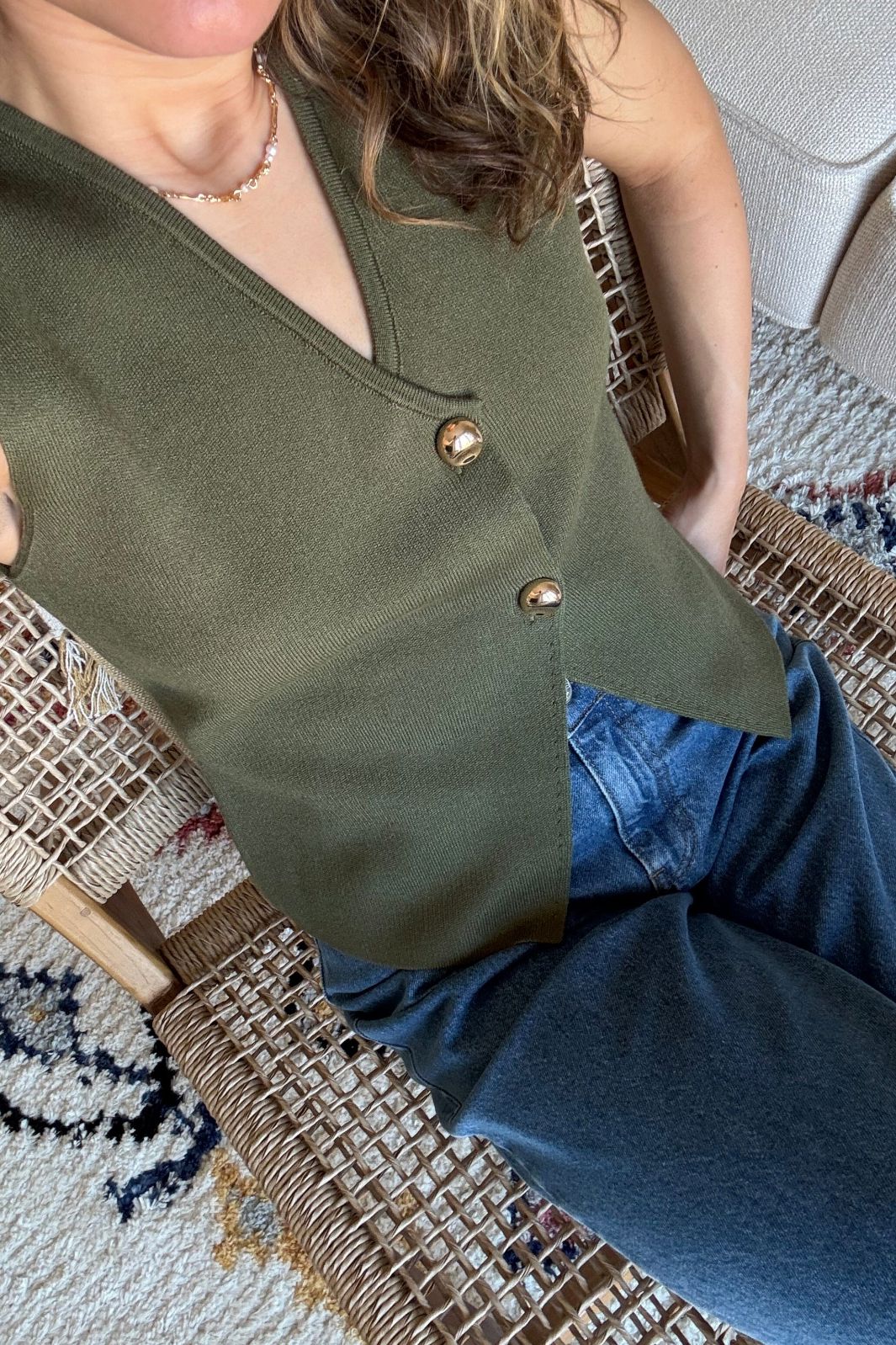 A-bee - Mette YP1542 - Khaki Veste 