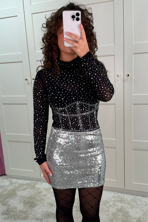 A-bee - Mireille Bodysuit - Black Bodystockings 