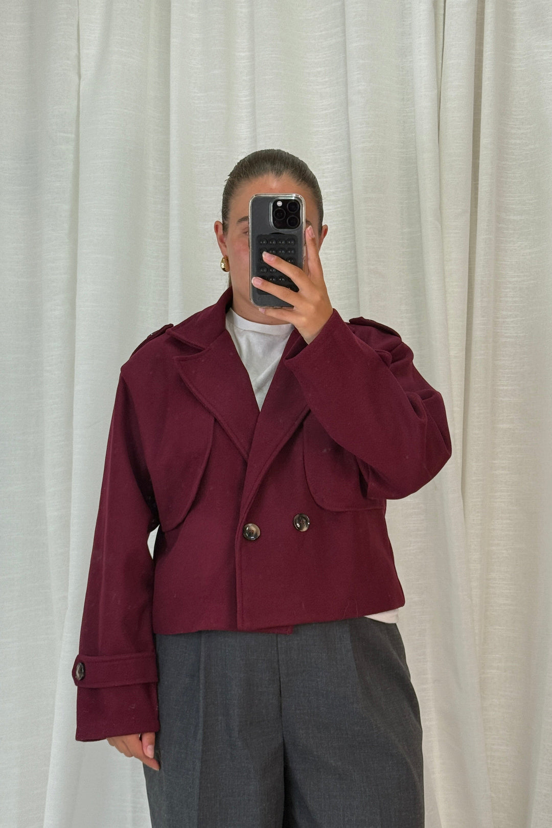 A-bee - Naomi Jacket - Burgundy Jakker 