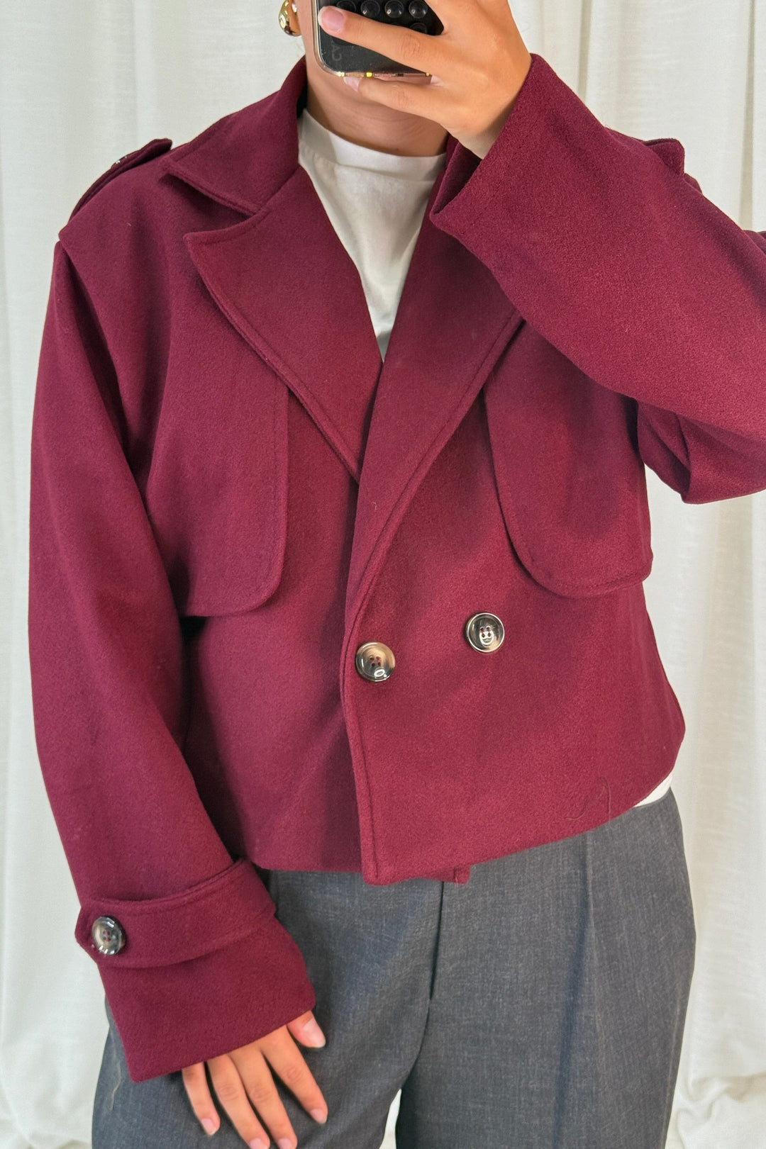 A-bee - Naomi Jacket - Burgundy Jakker 