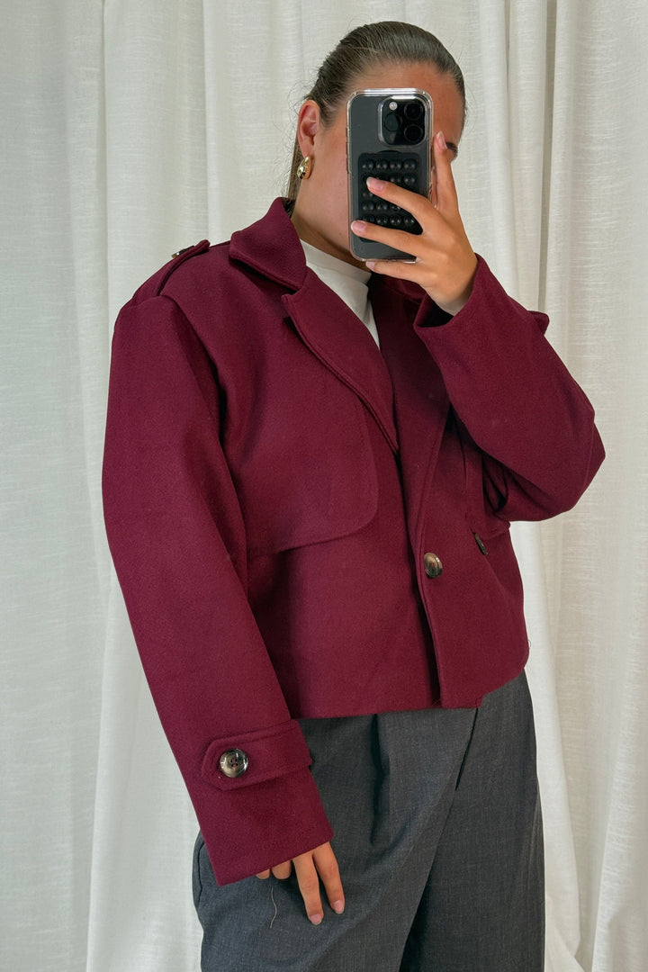A-bee - Naomi Jacket - Burgundy Jakker 