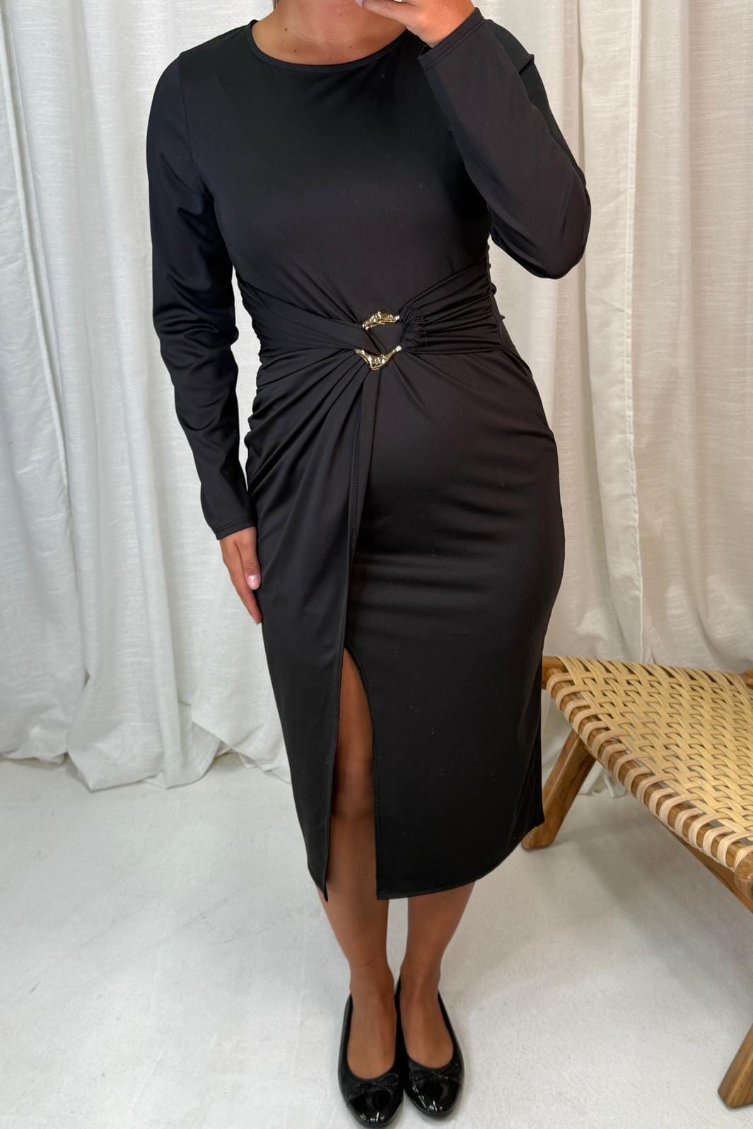 A-bee - Odette Dress - Black Kjoler 