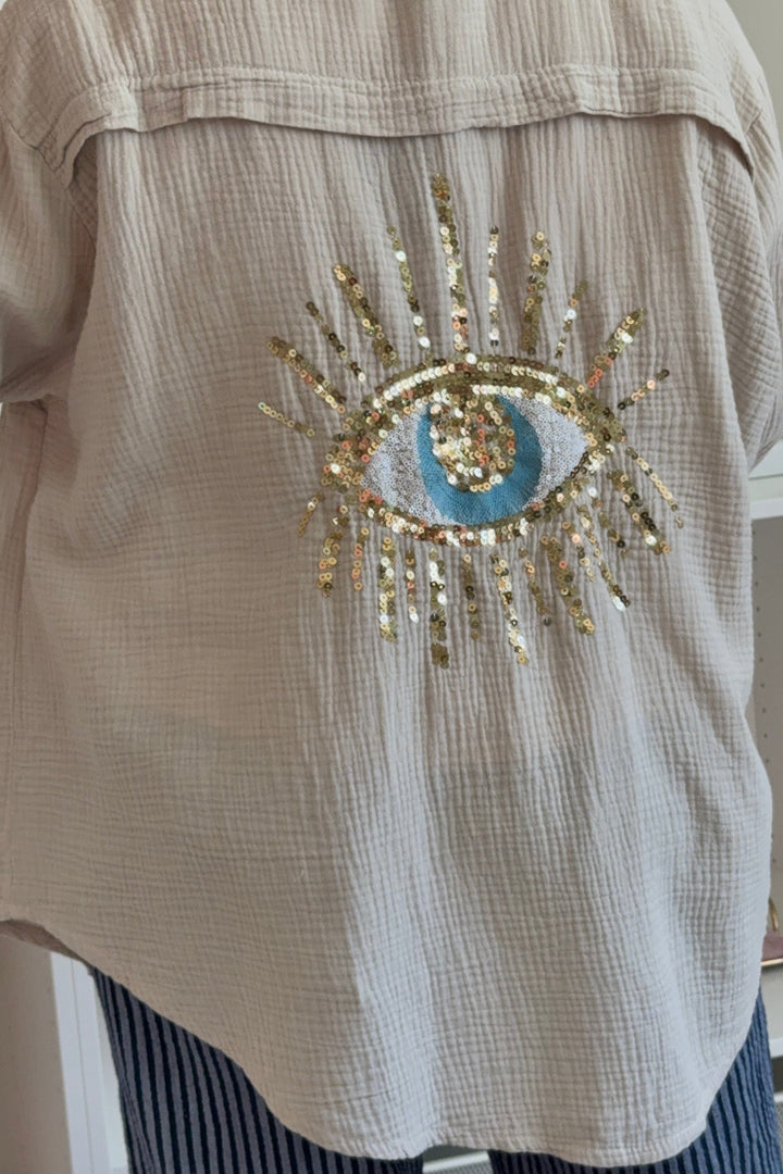 A-bee - Runa Shirt - Beige Skjorter 