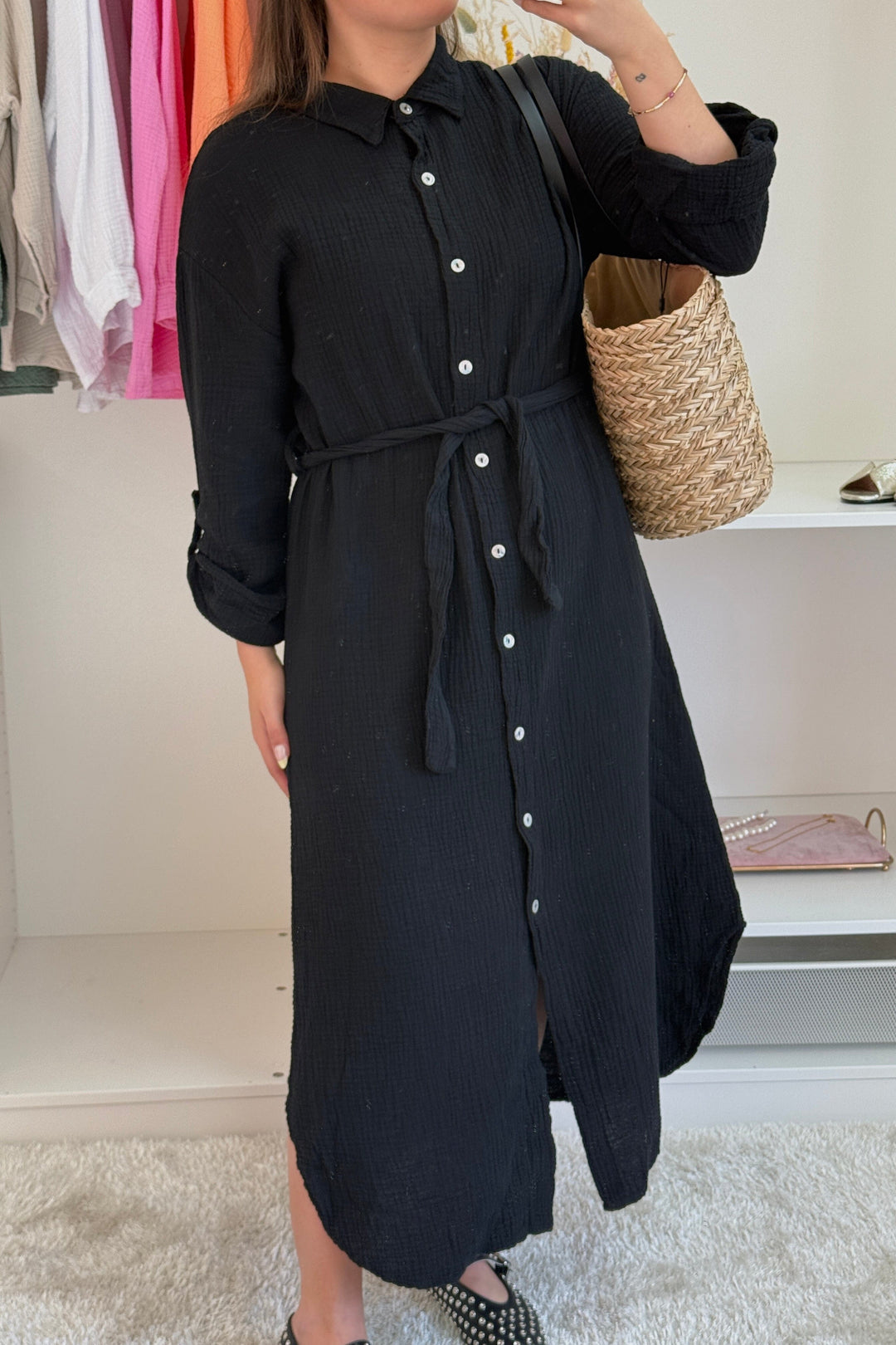 A-bee - Sabina Dress - Black Kjoler 