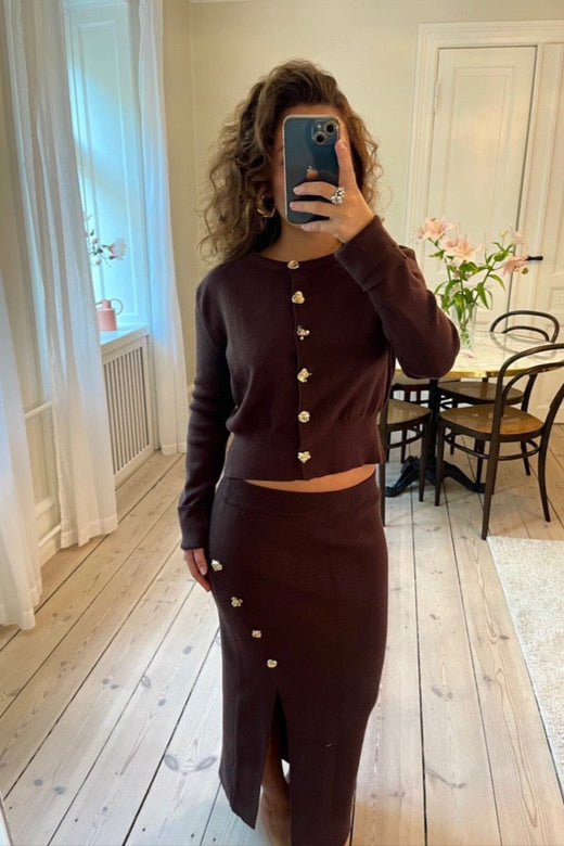 A-bee - Summer Skirt - Brown Nederdele 