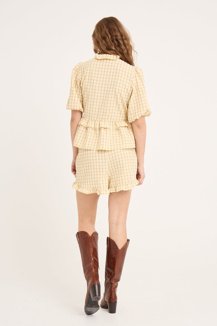 A-View - Aulina Shorts AV6071 - 069 - Pale Yellow