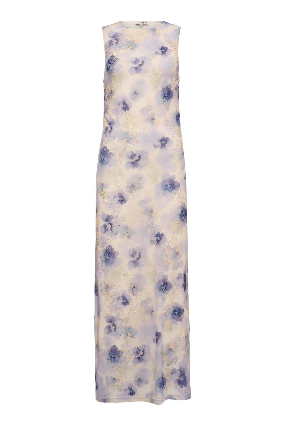 A-View - Belena Dress AV8051 - 129 - Purple/Yellow Kjoler 