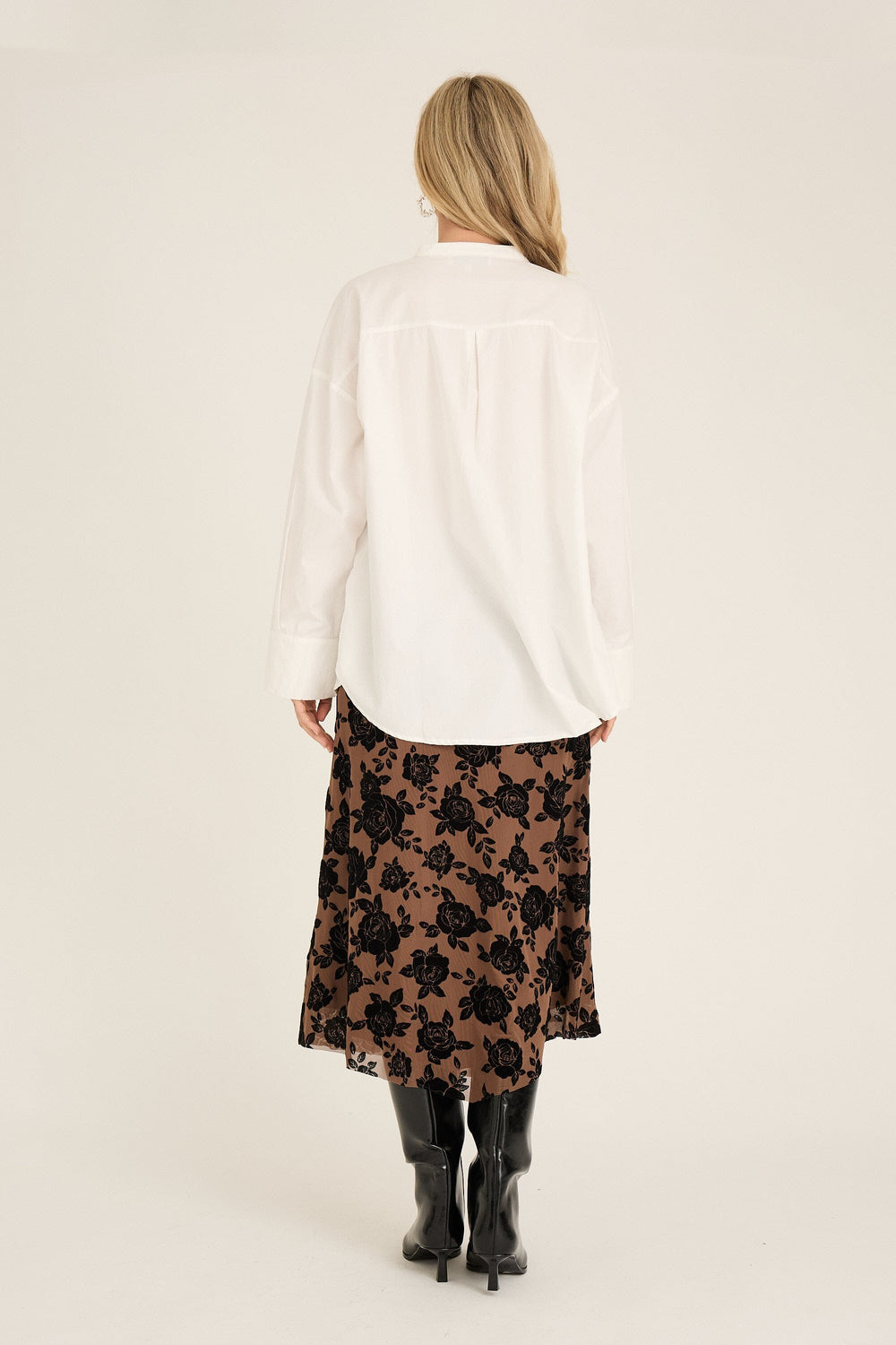 A-View - Claudine Skirt AV7003 - 117 - Brown Nederdele 