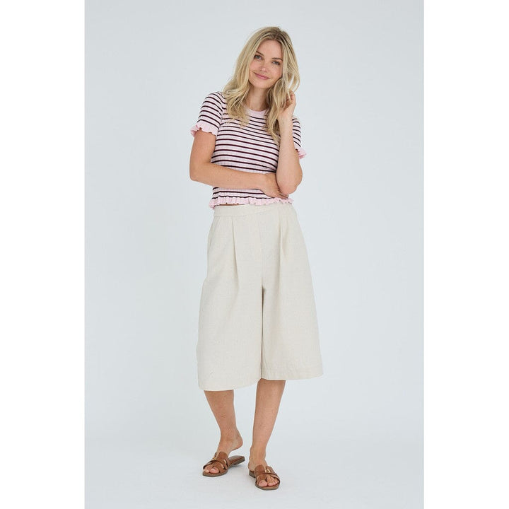 A-View - Fabi Knit Top AV7079 - 373 - Bordeaux/Rose T-shirts 