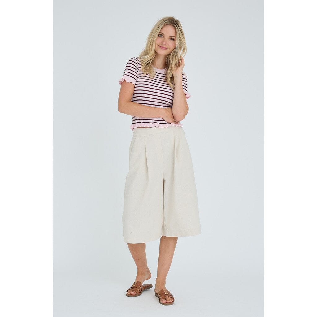 A-View - Fabi Knit Top AV7079 - 373 - Bordeaux/Rose T-shirts 