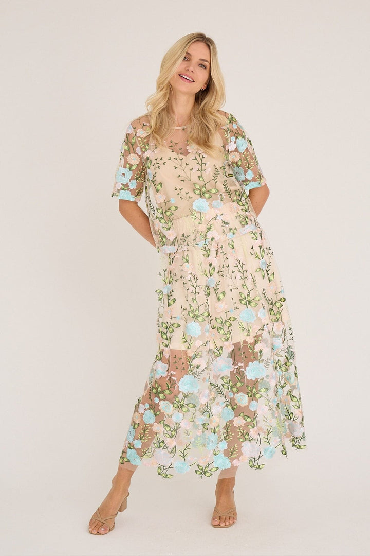 A-View - Fuschia Blouse AV4881 - 260 - Rose/Blue