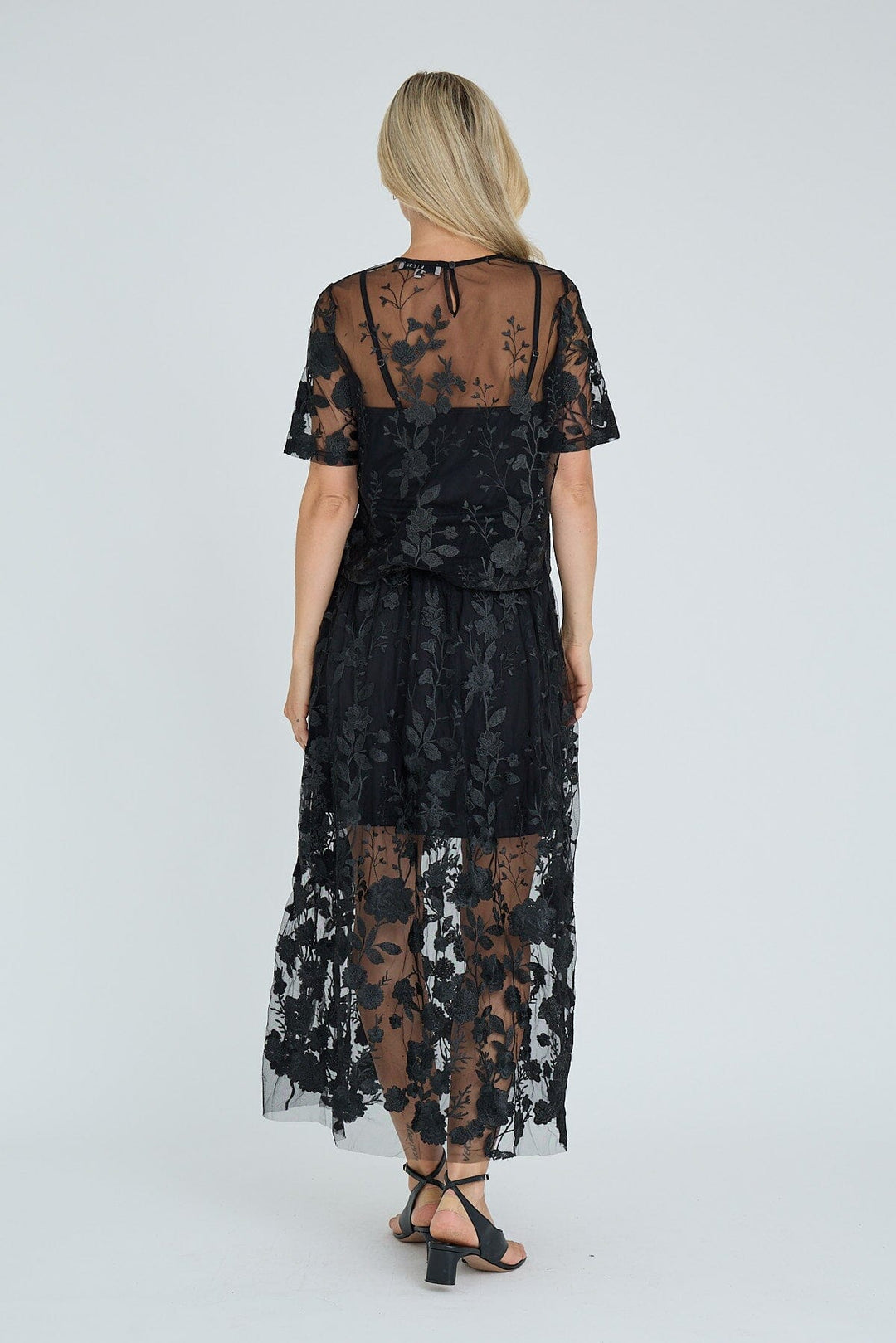 A-View - Fuschia Blouse AV4881 - 999 - Black Bluser 