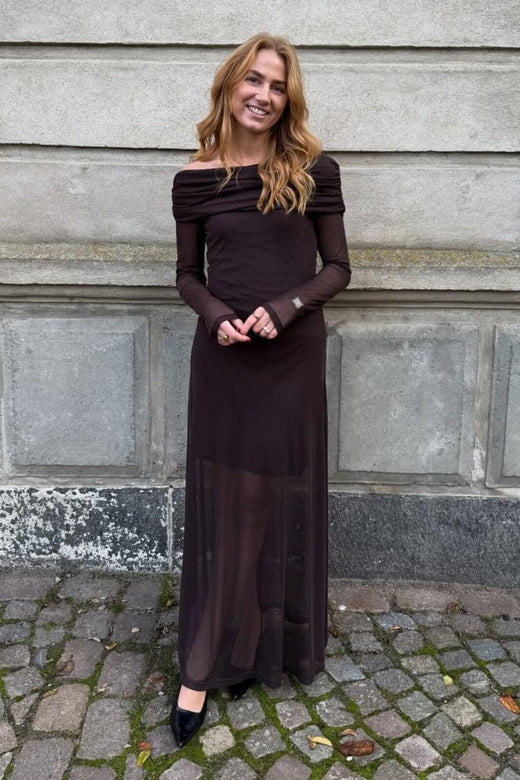 A-View - Kit Dress AV8190 - 194 - Dark Brown Kjoler 