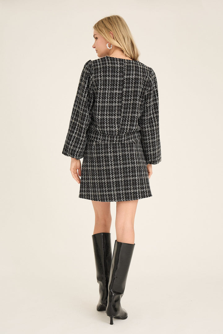 A-View - Liberta Skirt AV6086 - 143 - Black/White Nederdele 