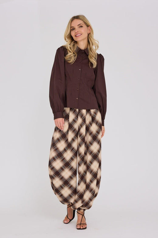 A-View - Malika Shirt AV4639 - 194 - Dark Brown