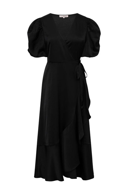 A-View - Sinda Dress AV4922 - 999 - Black Kjoler 