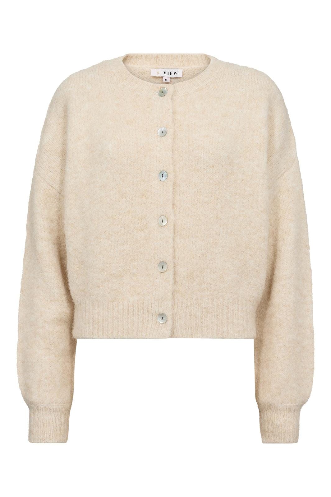 A-View - Soft Knit Cardigan AV7074 - 005 - Off White Cardigans 