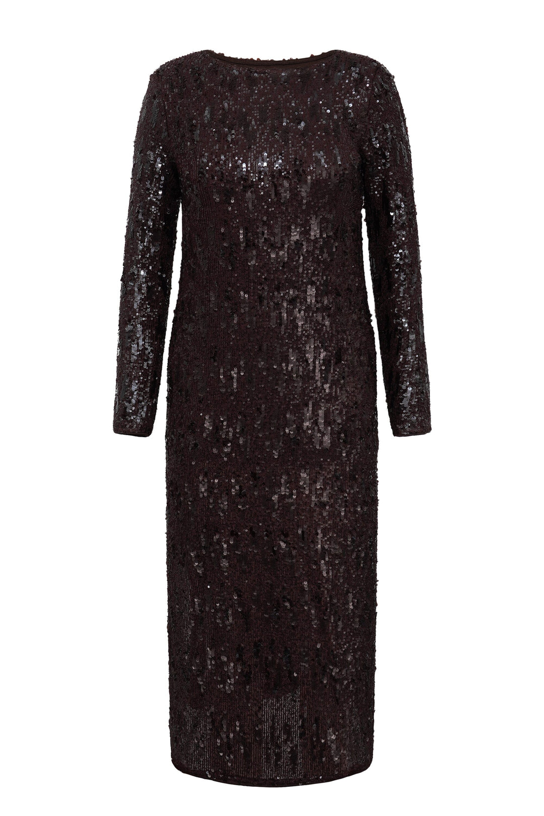 A-View - Valerie Dress AV7010 - 194 - Dark Brown Kjoler 
