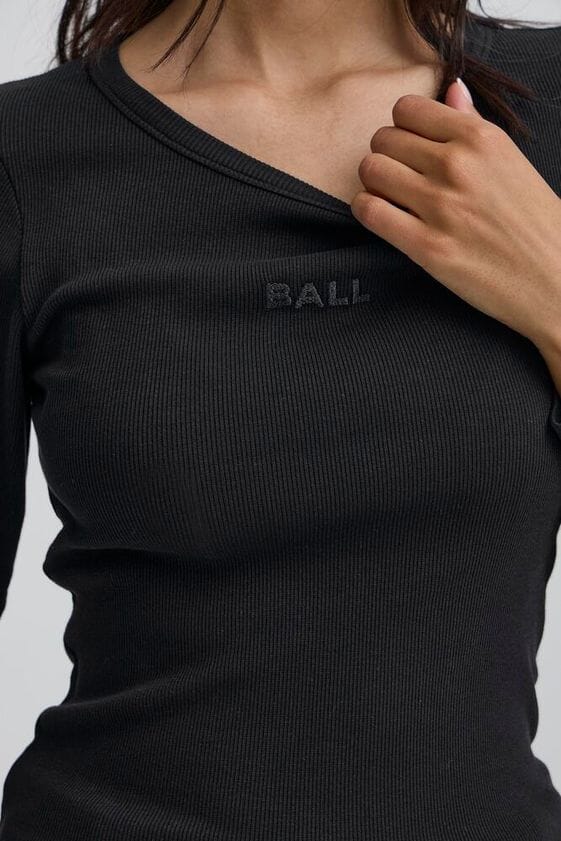 Ball - Baaltobelli Ls Tshirt 50405329 - 193911 - Black Bluser 