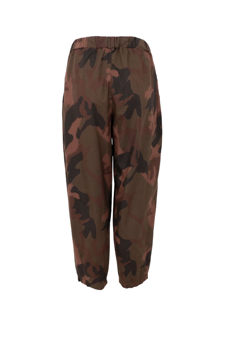 Black Colour - Bcabbie Barrel Pant 40977 - Brown Camou